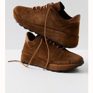 Free People Kai suede sneakers